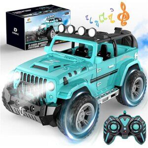Remote Control Car with Fog Mist & Music, 1:16 Remote Control Truck for Boys